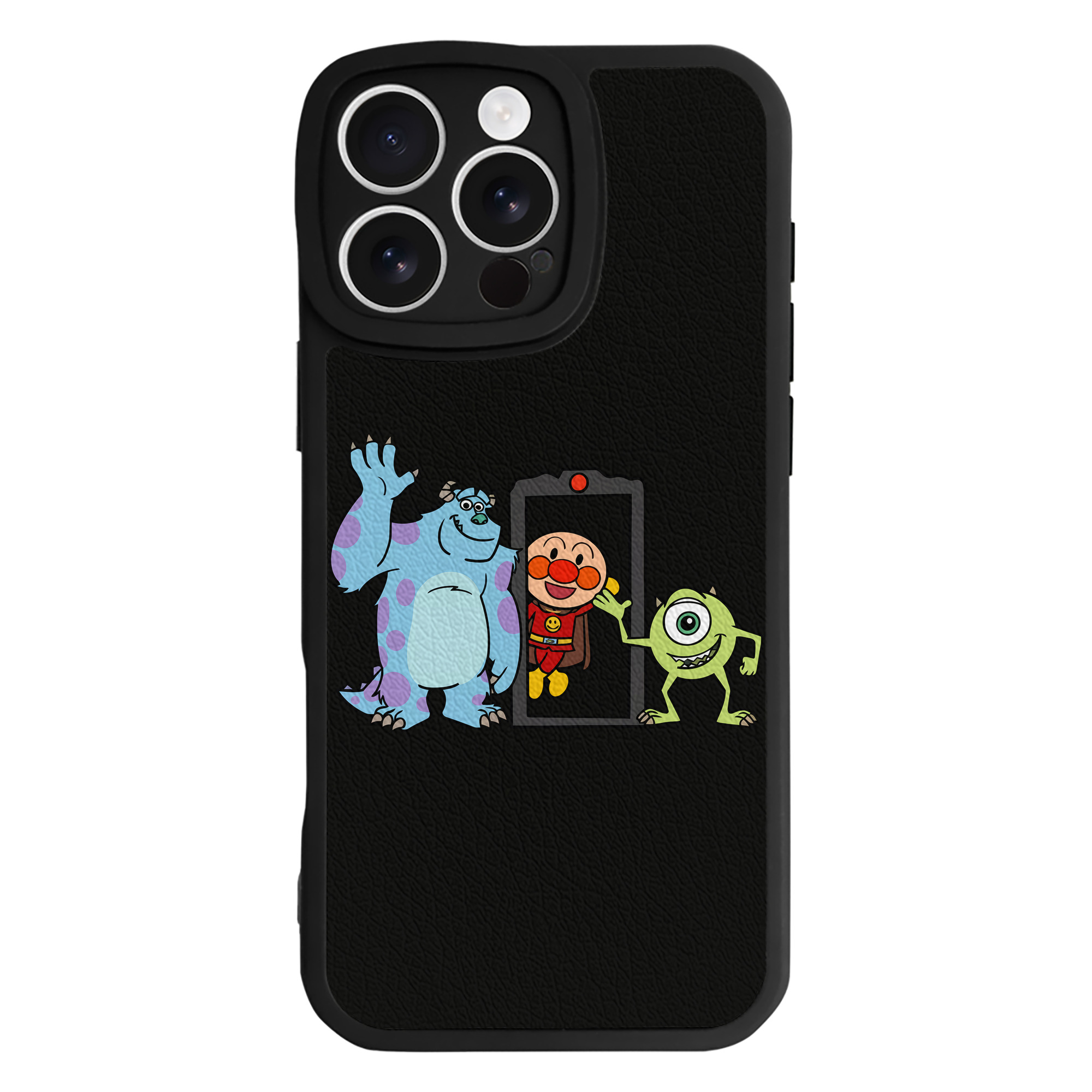 （画像用） アンパンマン Anpanman 【iPhone 16シリーズ対応】シリコンスマホケース（レザー調） 材質：シリコン